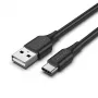 Vention USB 2.0 A samec na C samec 3A kábel 0.5M čierny