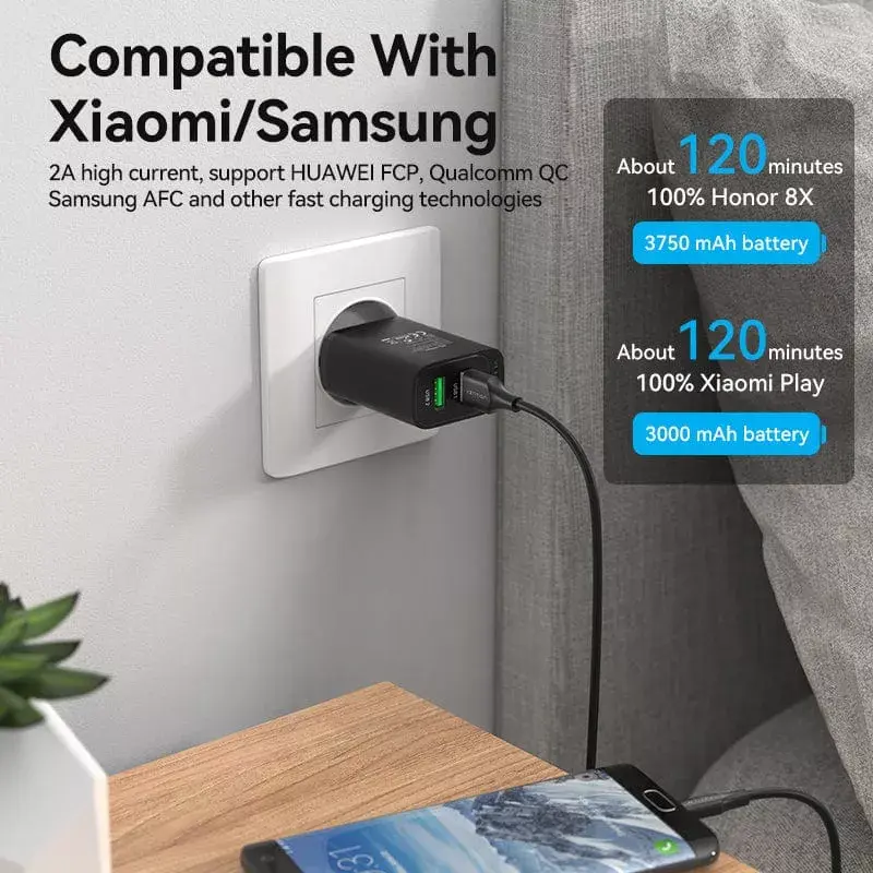 Vention kábel USB 2.0 A samec na Micro-B samec 2A 1,5 m čierny