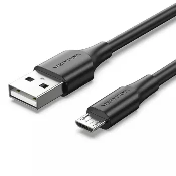 Vention USB 2.0 A konektor samec na Micro-B konektor samec 2A kábel 2M čierna