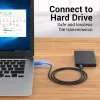 Vention CONBD kábel USB 3.0, USB-A samec – USB-A samec, 0,5 m, PVC, čierny