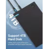 Vention COOBI tlačiarenský kábel USB 3.0, USB-A samec na USB-B samec, 3 m, 5 Gbps, čierny