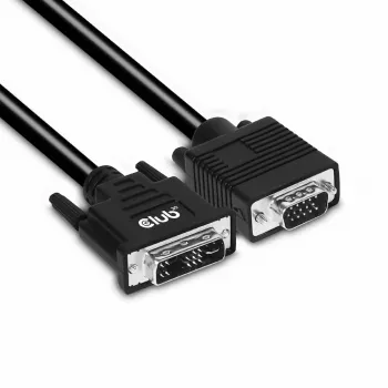 DVI-A na VGA kábel M/M CLUB3D CAC-1243 3m 28 AWG čierny