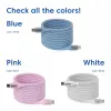 Club 3D CAC-3030 kábel USB-C Magnetic-Coil, 240 W PD3.1, obojsmerný, rýchle nabíjanie, 2 m (6,56 ft), modrý