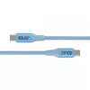 Club 3D CAC-3030 kábel USB-C Magnetic-Coil, 240 W PD3.1, obojsmerný, rýchle nabíjanie, 2 m (6,56 ft), modrý