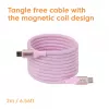 CLUB3D USB-C Magnetic-Coil 240W ružový kábel 2m USB 2.0