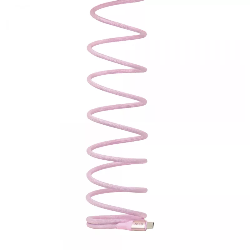 CLUB3D USB-C Magnetic-Coil 240W ružový kábel 2m USB 2.0