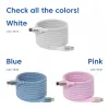 USB-C Magnetic-Coil kábel Club 3D CAC-3032 — biely, dizajn s magnetickou cievkou na nabíjanie a prenos dát