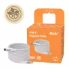 USB-C Magnetic-Coil kábel Club 3D CAC-3032 — biely, dizajn s magnetickou cievkou na nabíjanie a prenos dát