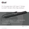 CLUB3D 10-1 prenosný dock USB Type-C® 10Gbps na HDMI™ 8K30Hz PD3.1 max. 140 Watt