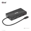 CLUB3D USB Gen2 Type-C na Dual DisplayPort 4k60Hz 7-in-1 HUB