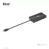 CLUB3D USB Gen2 Type-C na Dual DisplayPort 4k60Hz 7-in-1 HUB
