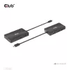 CLUB3D USB Gen2 Type-C na Dual DisplayPort 4k60Hz 7-in-1 HUB
