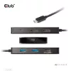 CLUB3D USB Gen2 Type-C na Dual DisplayPort 4k60Hz 7-in-1 HUB