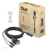 Club 3D CAC-1712 kábel HDMI na VGA M/M s napájaním Micro-USB a zvukom 3,5 mm, 2 m (6,56 ft), 28AWG
