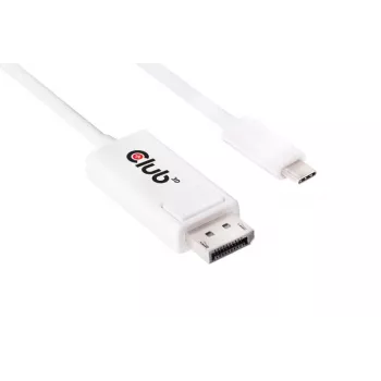 CLUB3D USB 3.1 typ C kábel na DisplayPort 1.2 UHD adaptér
