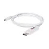 CLUB3D USB 3.1 typ C kábel na DisplayPort 1.2 UHD adaptér