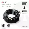 Club 3D HDMI Hybrid AOC kábel 8K60Hz / 4K120Hz 50 m, HDMI typ A konektor samec–konektor samec