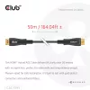Club 3D HDMI Hybrid AOC kábel 8K60Hz / 4K120Hz 50 m, HDMI typ A konektor samec–konektor samec