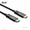 Club 3D HDMI Hybrid AOC kábel 8K60Hz / 4K120Hz 50 m, HDMI typ A konektor samec–konektor samec
