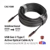 CLUB3D USB Gen 2 Type C Active Optical kábel A/V jednosmerný M/M 20 m