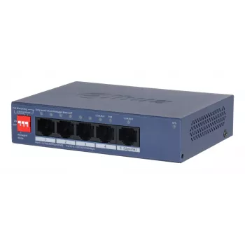 Dahua Technology CS4005-4ET1GT-36 sieťový switch managed L2 Gigabit Ethernet (10/100/1000) Power over Ethernet (PoE) modrý