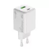 MediaRange MRMA113-2 USB-C 45W AC vnútorná nabíjačka pre smartfón a tablet, biela, vstup 100–240 V