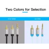 Audio kábel Vention 3,5 mm TRRS (konektor samec) na 2×RCA (konektor samec), 2 m, čierny
