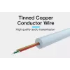 Audio kábel Vention 3,5 mm TRRS (konektor samec) na 2×RCA (konektor samec), 2 m, čierny