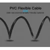 Audio kábel Vention 3,5 mm TRRS (konektor samec) na 2×RCA (konektor samec), 2 m, čierny