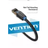 Vention Cat.8 SFTP patch kábel 0,5 m čierny RJ-45 pozlátenie