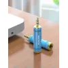 Vention 3,5 mm jack konektor samec na 6,5 mm jack konektor samica audio adaptér, modrý, kovové prevedenie