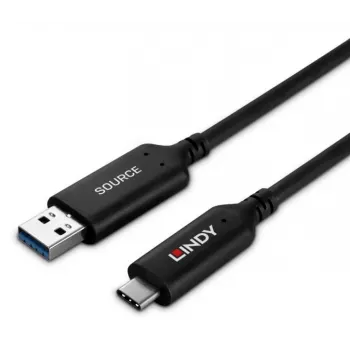 Lindy 25m USB 3.2 Gen 1 Type A na C sklolaminátový hybridný kábel