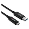 Lindy 25m USB 3.2 Gen 1 typ A na C sklolaminátový hybridný kábel