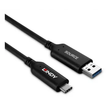 Lindy 25m USB 3.2 Gen 1 Type A na C sklolaminátový hybridný kábel