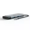 USB Type-C hub TP-Link UH7021C — HDMI, USB 3.2 Gen1, USB 2.0, SD/microSD, 5000 Mbit/s, hliník čierny