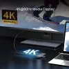 USB Type-C hub TP-Link UH7021C — HDMI, USB 3.2 Gen1, USB 2.0, SD/microSD, 5000 Mbit/s, hliník čierny
