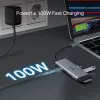 USB Type-C hub TP-Link UH7021C — HDMI, USB 3.2 Gen1, USB 2.0, SD/microSD, 5000 Mbit/s, hliník čierny