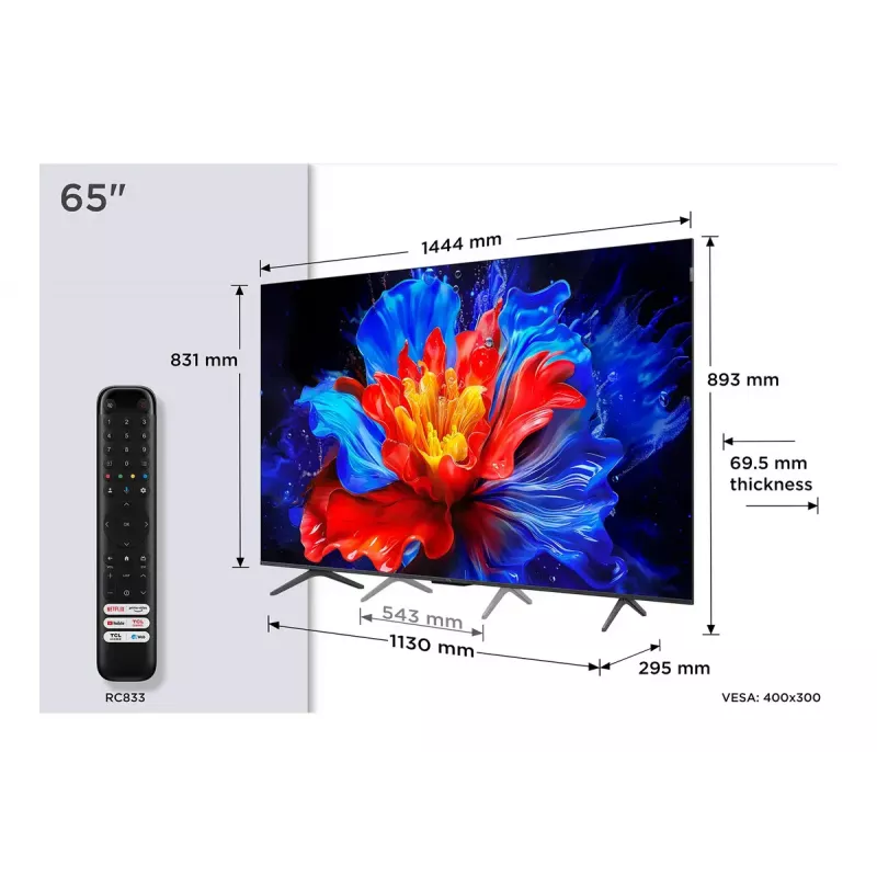 Televízor TCL P8K 65 inch 4K QLED 3840 x 2160