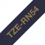 Brother TZE-RN54 páska na popisovanie zlatá na tmavomodrej