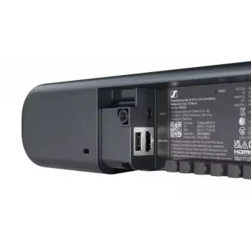 Mikrofón Sennheiser TEAMCONNECT BAR S VIDEO BAR — integrované reproduktory, potlačenie hluku, USB/Plug-and-Play
