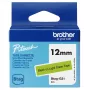 Brother BTAG-G31 páska na popisovanie čierna na zelenej 1,2 cm 4 m