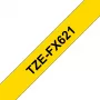 Popisovacia páska Brother TZE-FX621 čierna na žltej