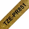 Popisovacia páska Brother TZE-PR851 čierna na zlatej