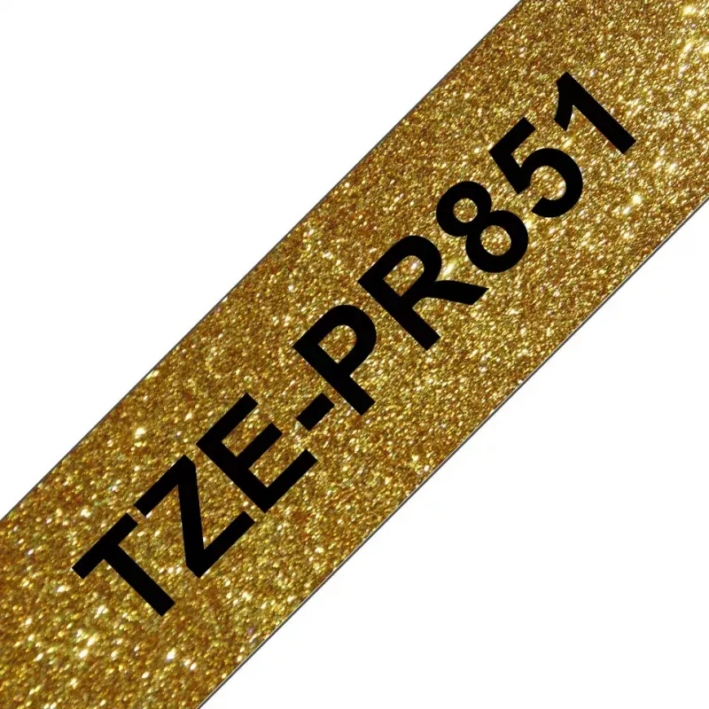 Popisovacia páska Brother TZE-PR851 čierna na zlatej