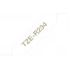 Popisovacia páska Brother TZE-R234 zlatá na bielej