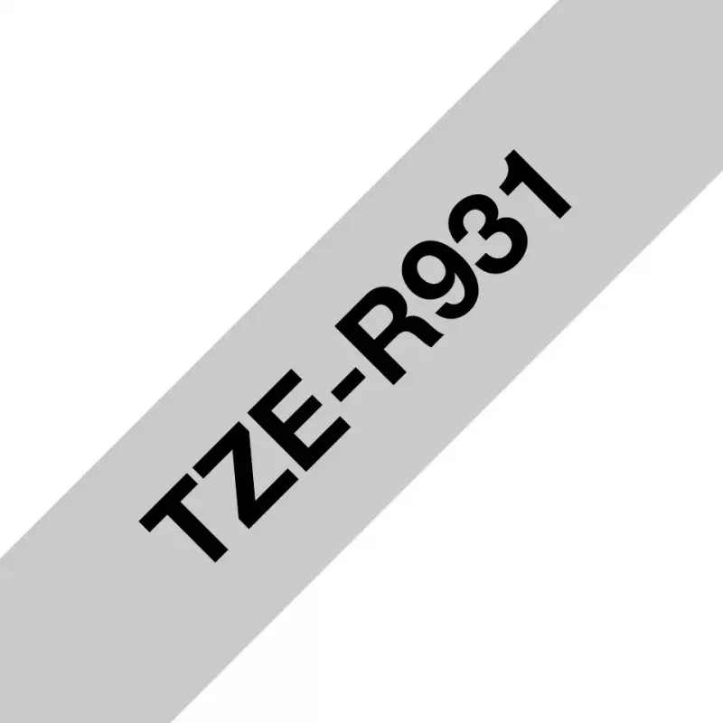 Popisovacia páska Brother TZE-R931 čierna na striebornej