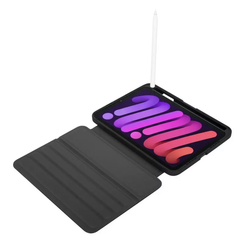 Targus Click-In THZ912GL puzdro s vyklápacím krytom pre Apple iPad mini (6. generácia), 8,3 palca (21,1 cm), čierne