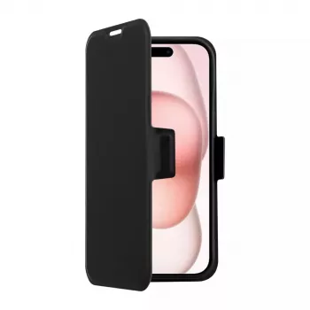 Peňaženkové puzdro Screenor 30149SC pre iPhone 16 čierne 15,5 cm