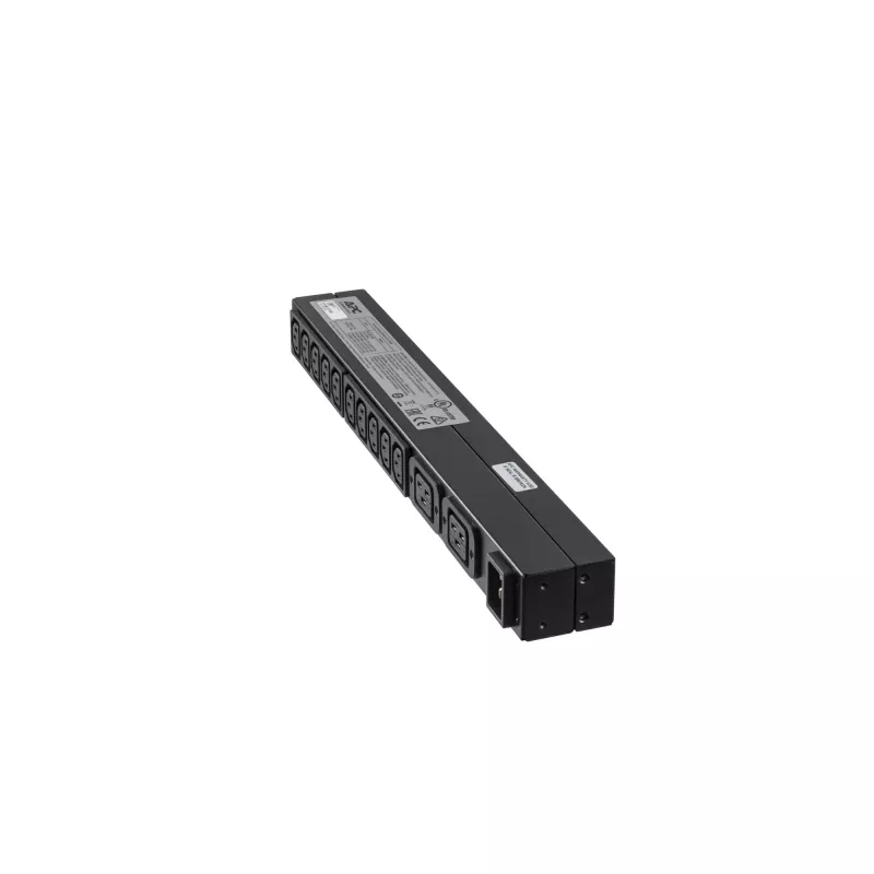 APC RACK PDU BASIC 1 U 16A 230V jednotka rozvodu napájania (PDU) 12 AC výstupov 0U/1U čierna