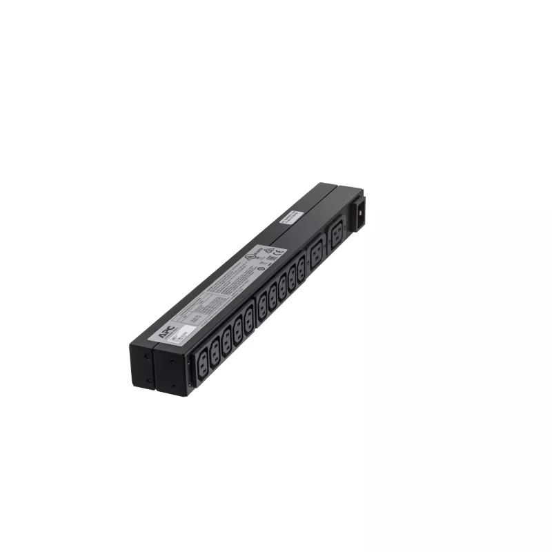 APC RACK PDU BASIC 1 U 16A 230V jednotka rozvodu napájania (PDU) 12 AC výstupov 0U/1U čierna